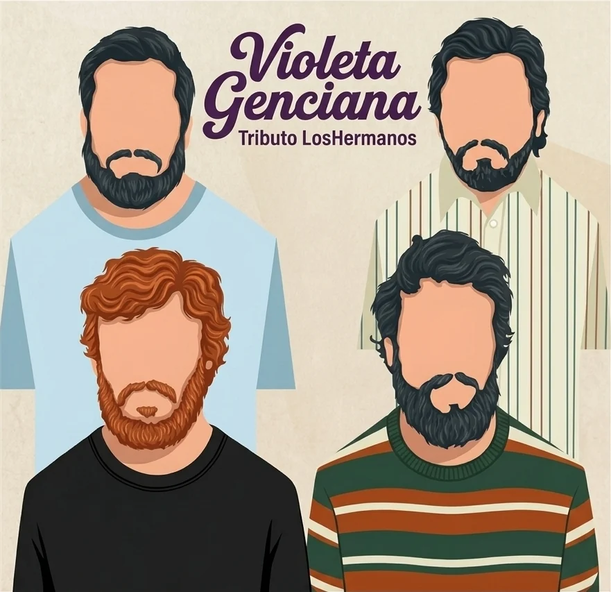 Violeta Genciana, tributo a Los Hermanos